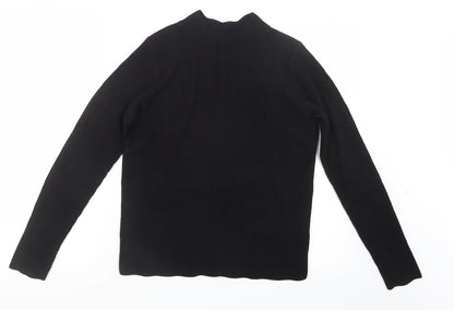 Preloved TU Womens Black  Knit Pullover Jumper Size 10 - Front