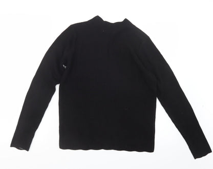 Preloved TU Womens Black  Knit Pullover Jumper Size 10 - Back