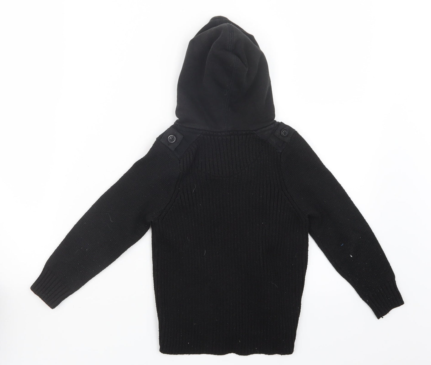 Matalan Boys Black  Knit Pullover Jumper Size 3 Years