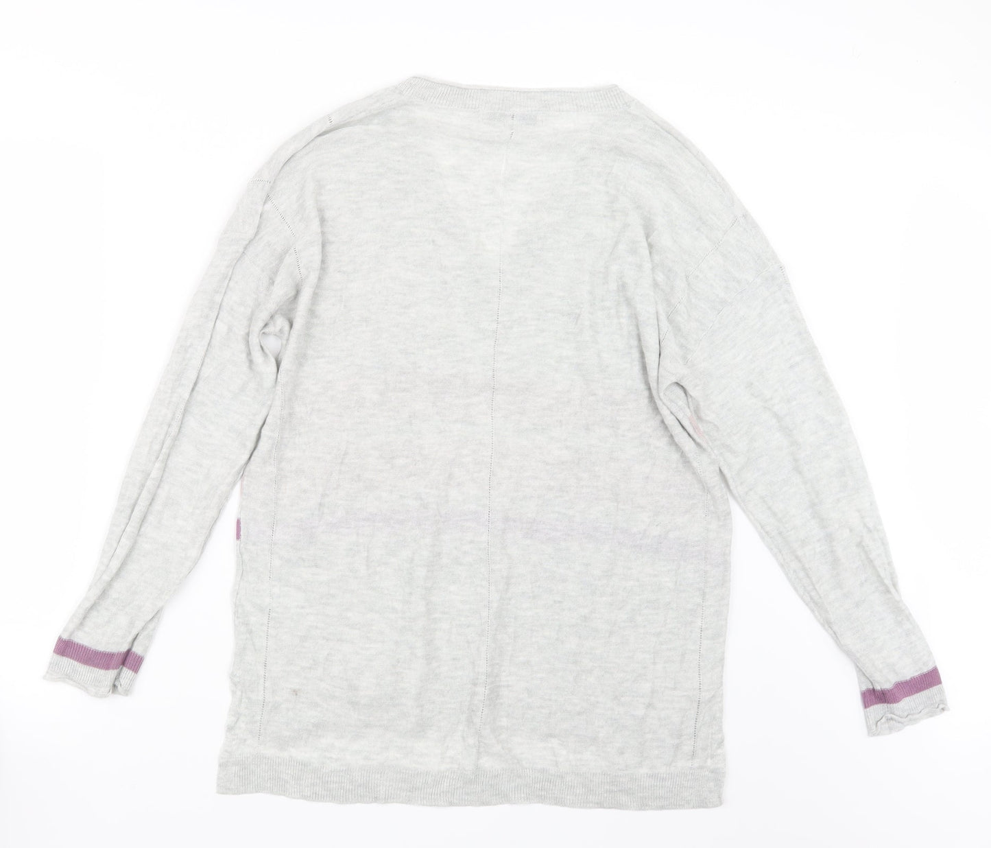 NEXT Womens Grey  Knit Pullover Jumper Size 16
