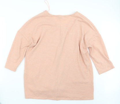 Back view of Papaya girls’ pink jumper, size 16, years