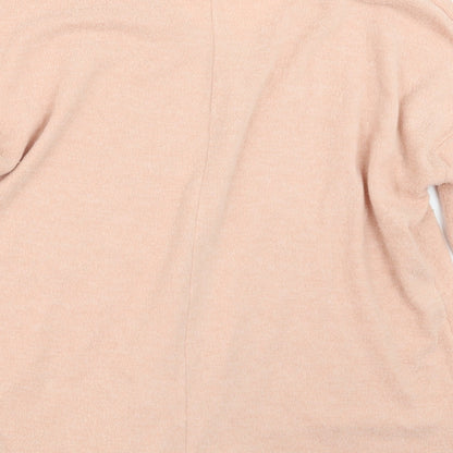 Brand and care label for Papaya girls’ pink jumper, size 16, years