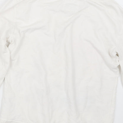 Preloved Tesco Womens White   Pullover Jumper Size 6 - Label