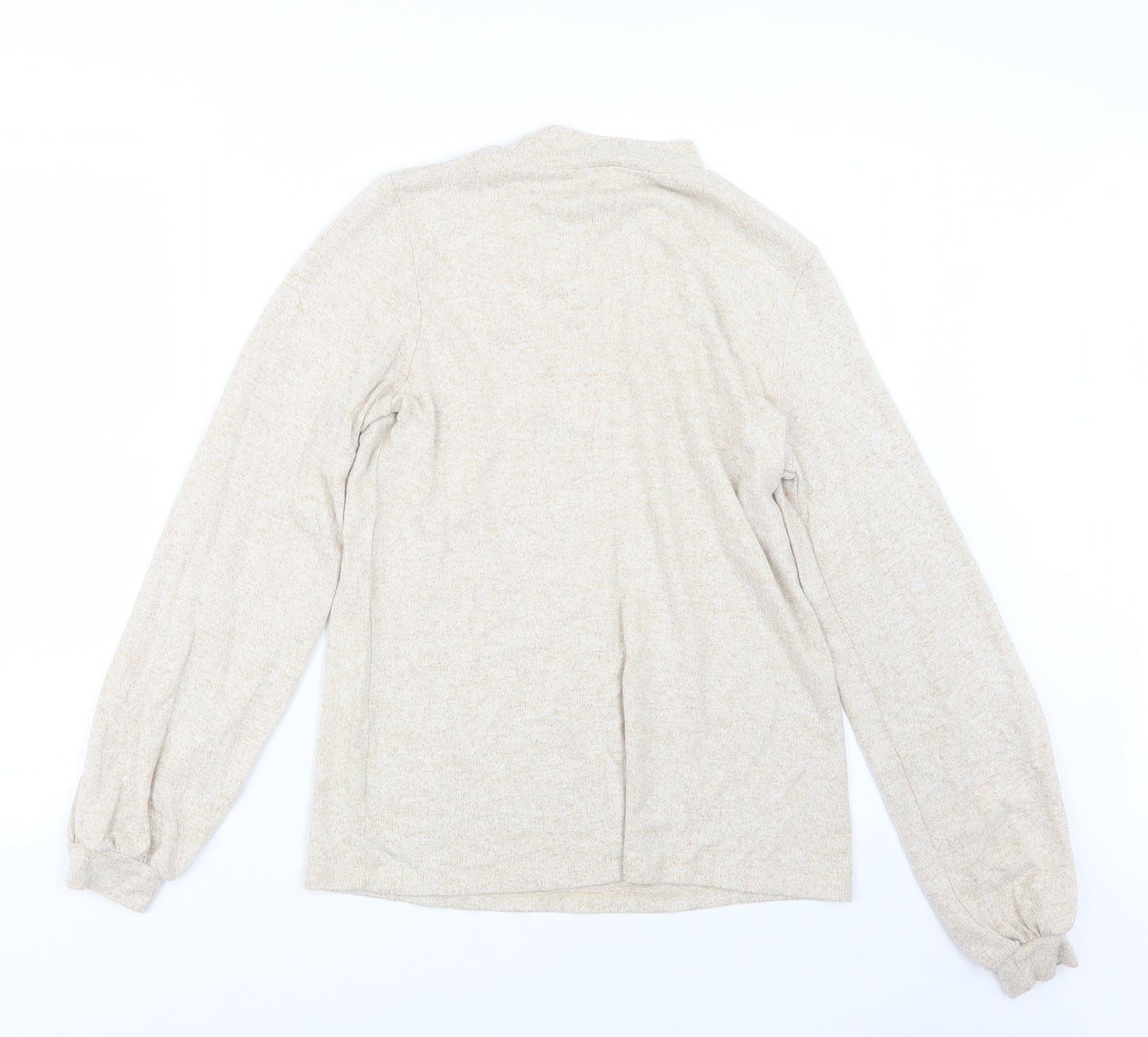 Very Womens Beige  Knit Pullover Jumper Size 10