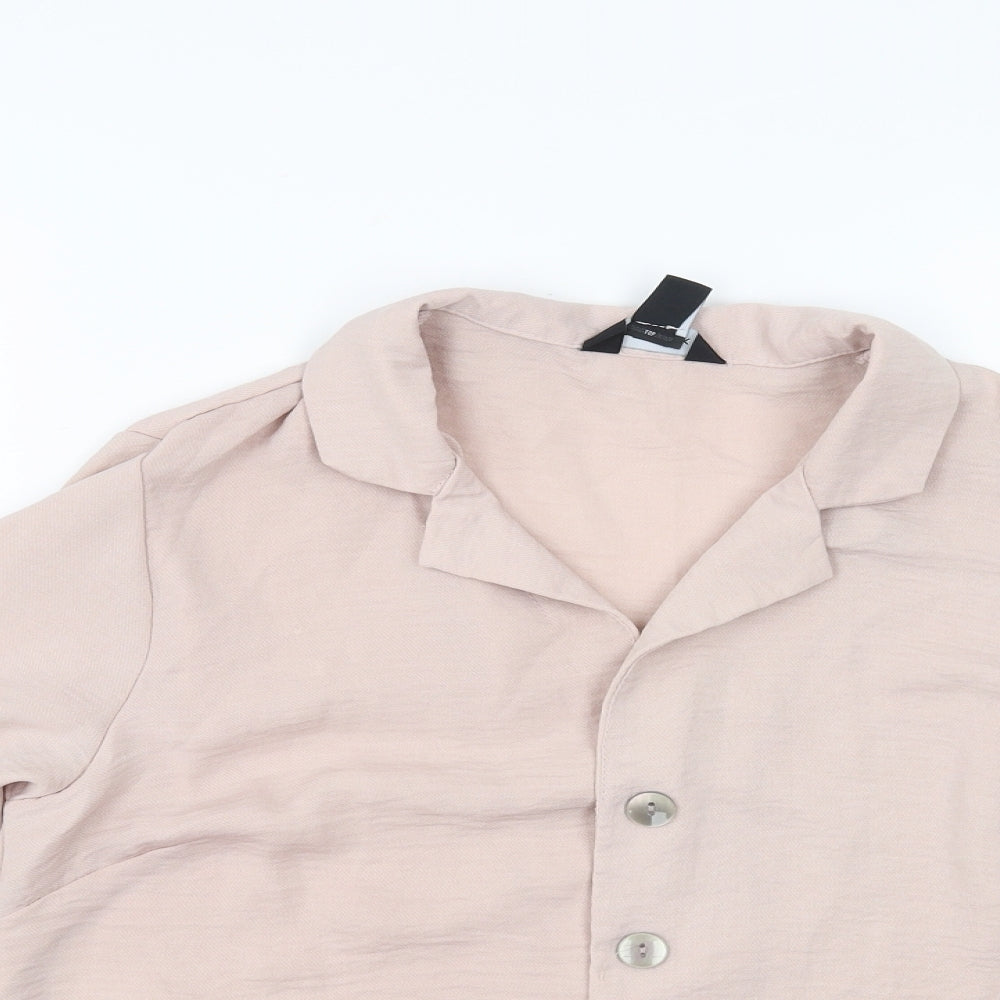 New Look Womens Pink   Basic Blouse Size 10