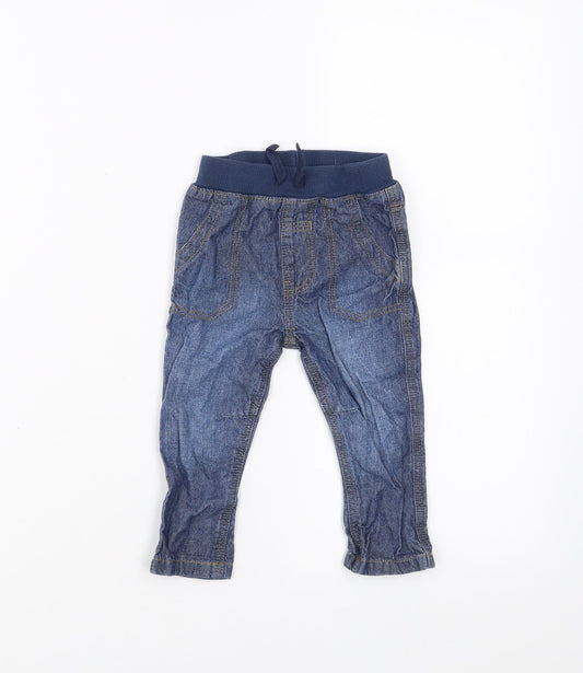 George Baby Blue  Denim Jogger Jeans Size 6-9 Months