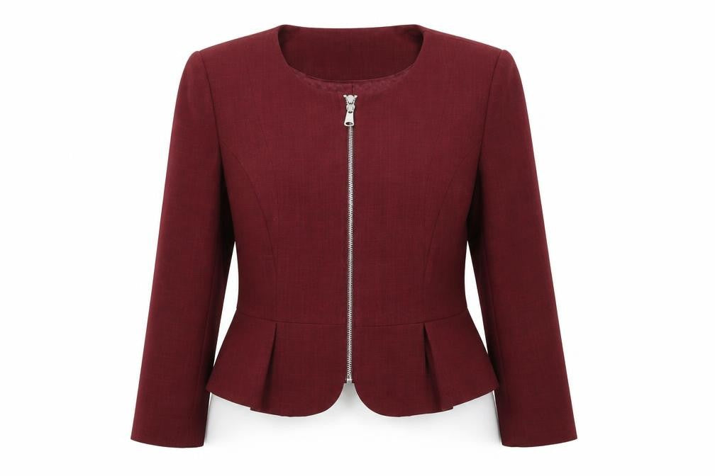 Definitions Womens Purple   Jacket Suit Jacket Size 14