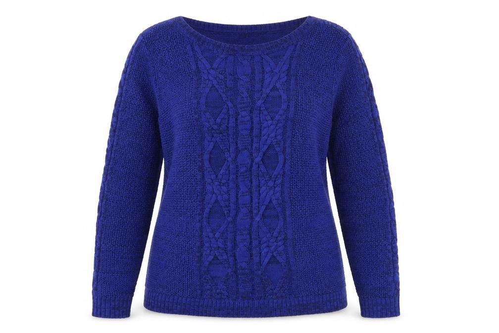 Bonmarché Womens Blue Pullover Jumper Size S