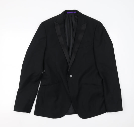 New Look Mens Black   Jacket Suit Jacket Size 36