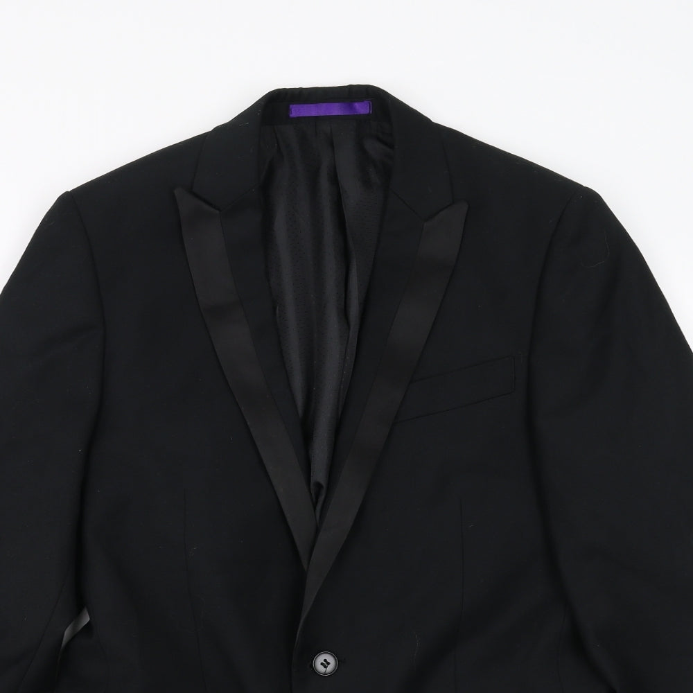 New Look Mens Black   Jacket Suit Jacket Size 36