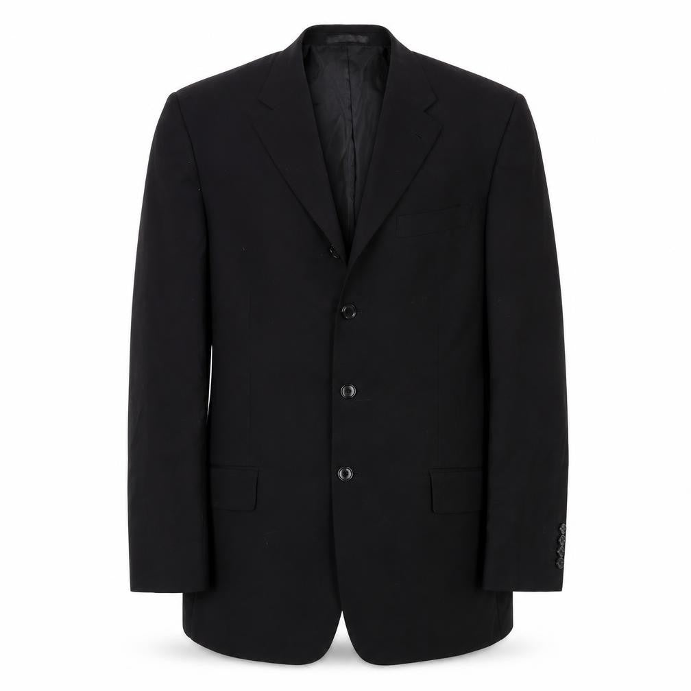 Preworn Mens Black   Jacket Suit Jacket Size 40