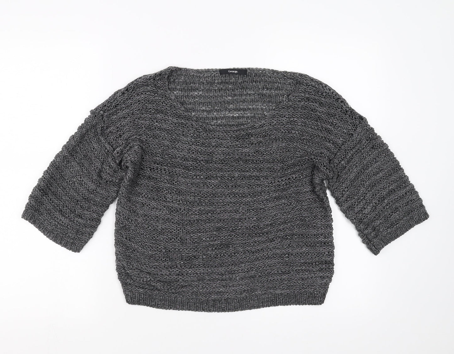 George Womens Grey   Pullover Jumper Size 12