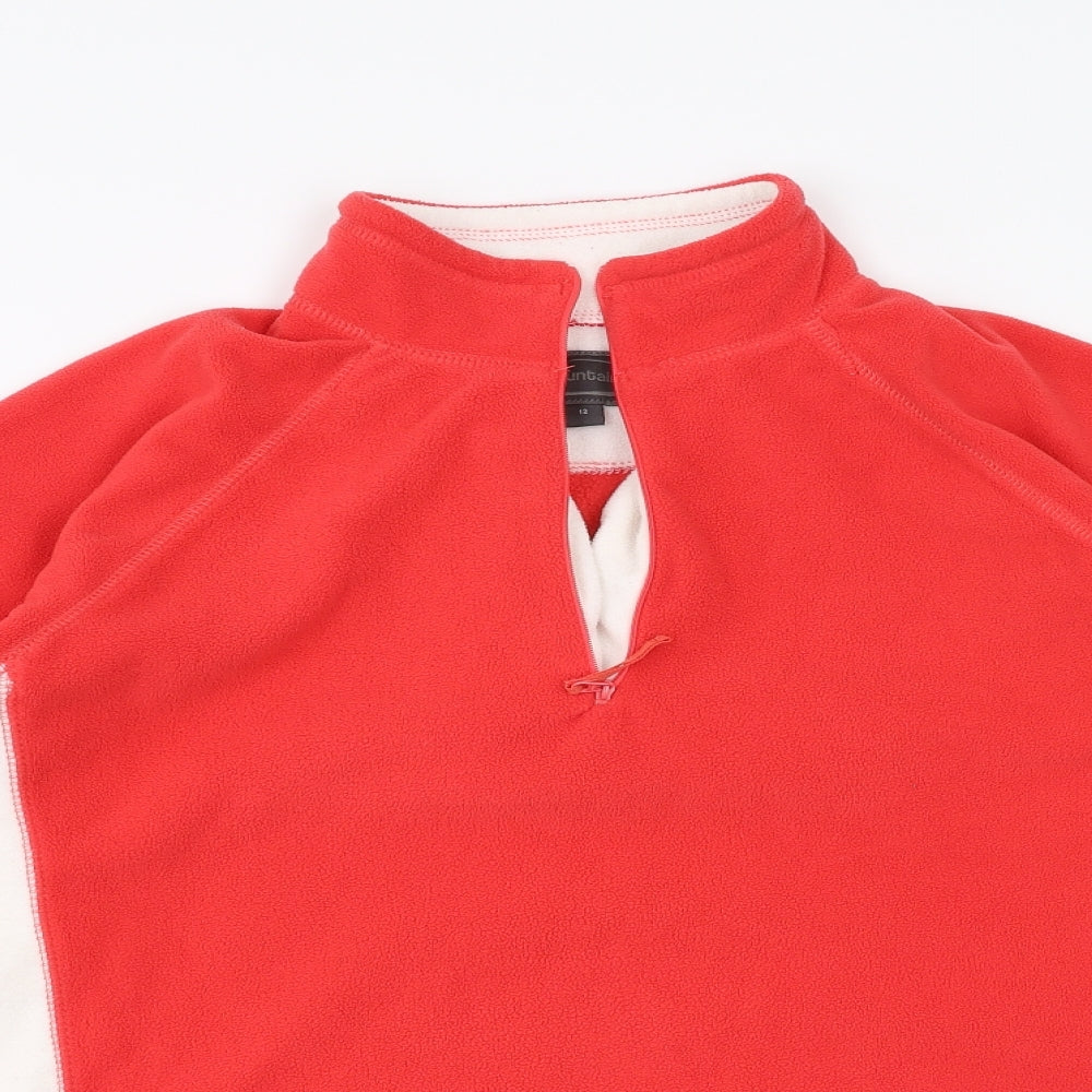 Mountain Life Womens Red   Pullover Jumper Size 12