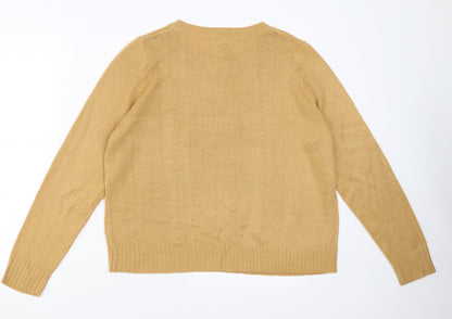 Divided by H&M Womens Beige   Pullover Jumper Size L