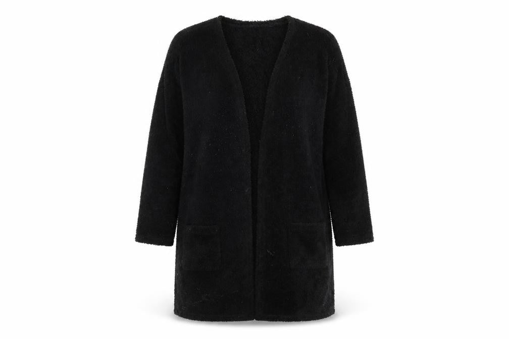 Preworn Womens Black   Wrap Jumper Size L