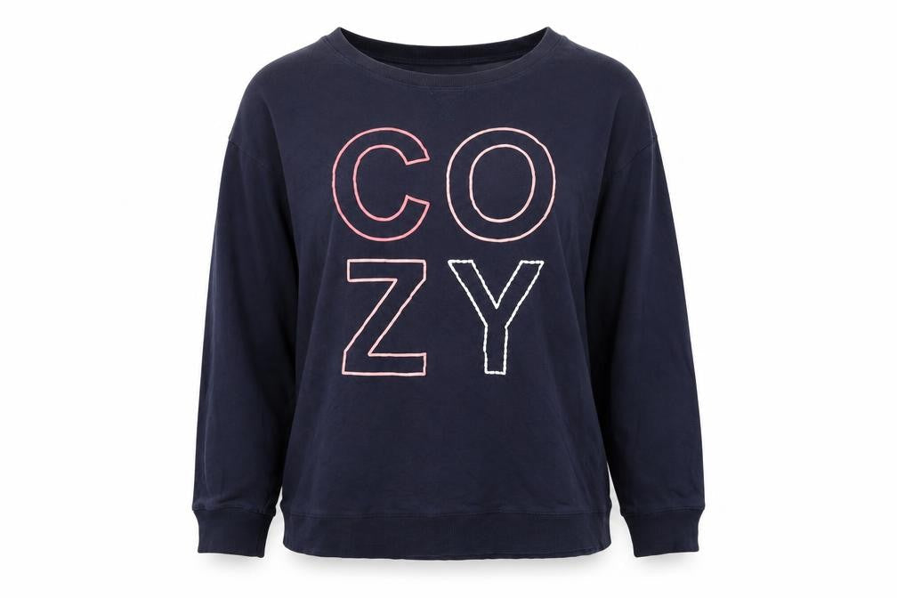 H&M Womens Blue   Pullover Jumper Size L  - Cozy
