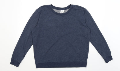 Divided Mens Blue   Pullover Jumper Size L