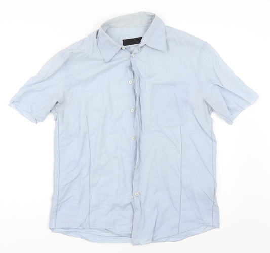 Preworn Mens Blue    Button-Up Size S