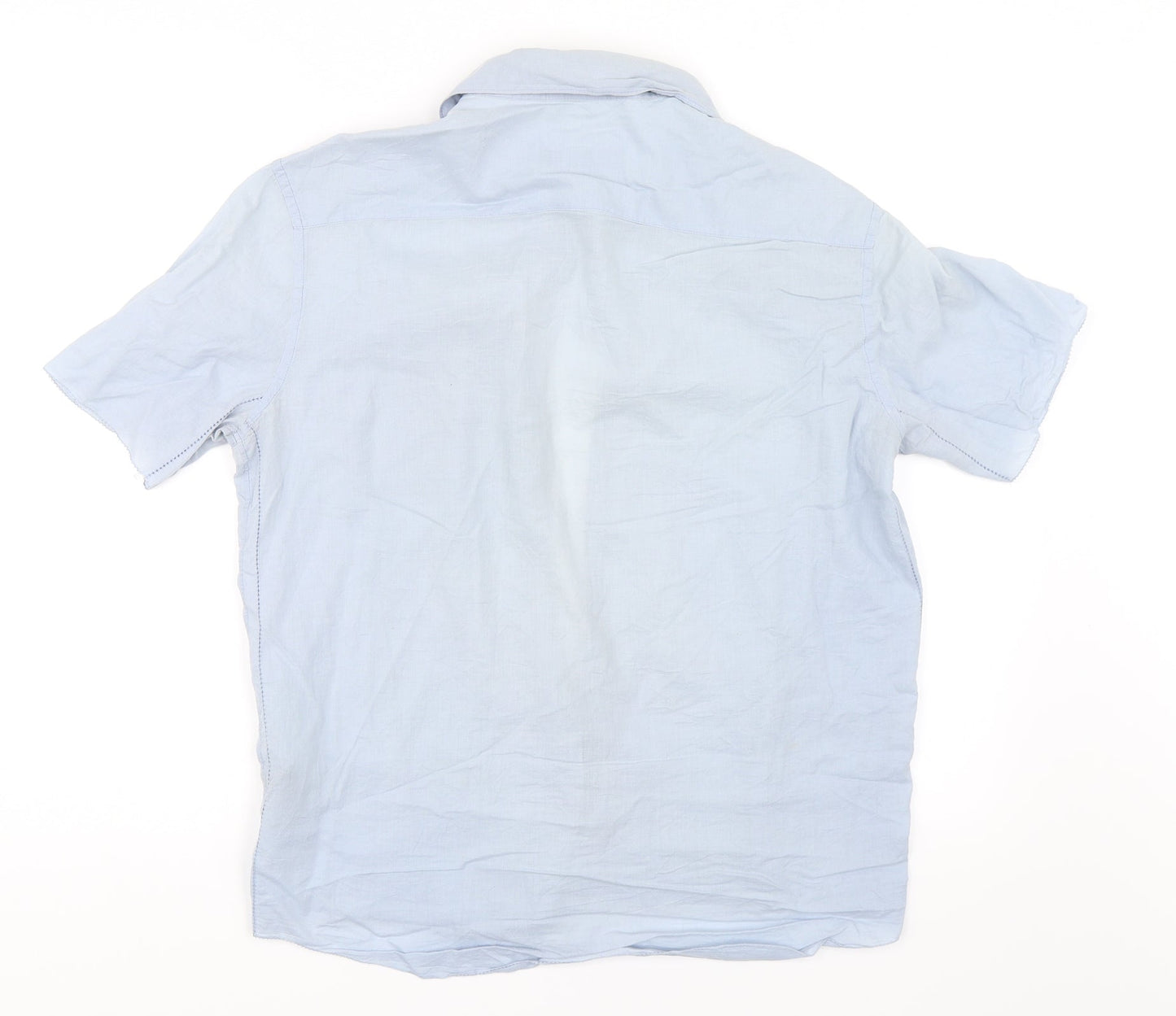 Preworn Mens Blue    Button-Up Size S