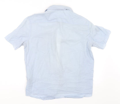 Preworn Mens Blue    Button-Up Size S