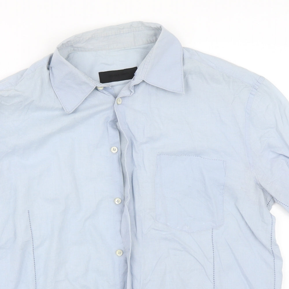 Preworn Mens Blue    Button-Up Size S