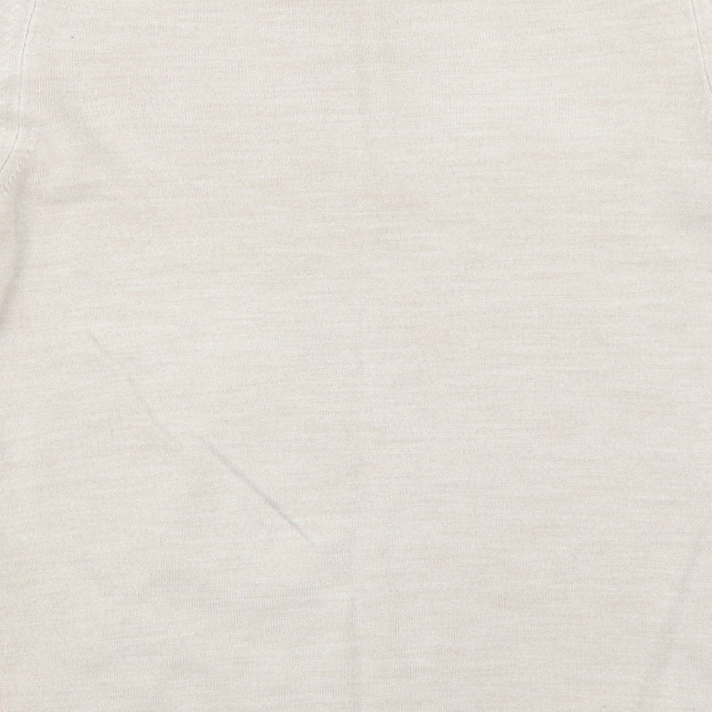 Marks and Spencer Womens Beige   Pullover Jumper Size 10