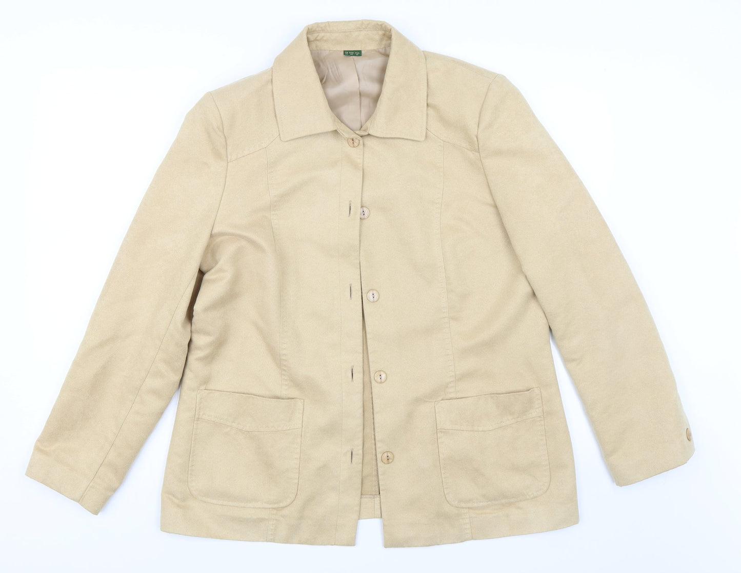 Equorian Womens Beige   Jacket  Size 14