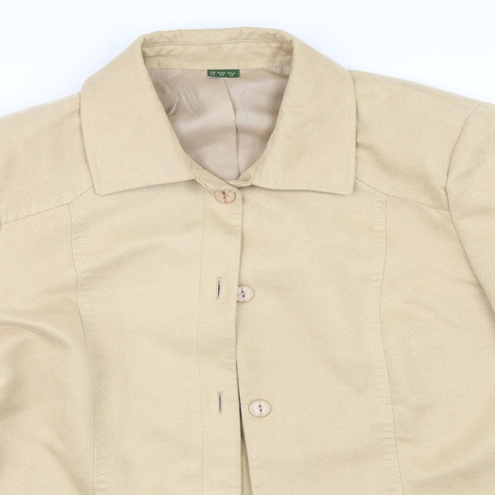 Equorian Womens Beige   Jacket  Size 14