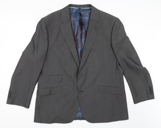 Jacamo Mens Grey   Jacket Blazer Size 46