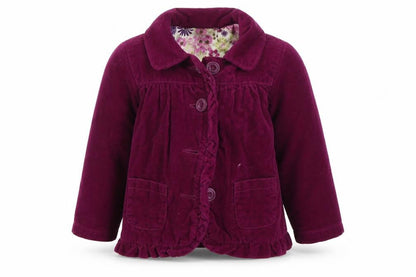 Front view of Old Navy girls’ purple jacket, size 3, years