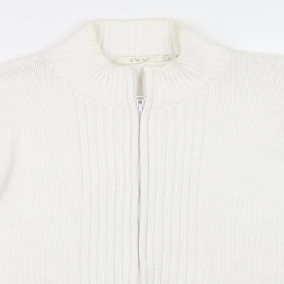 Preloved EWM Womens White   Jacket  Size 18 - Detail