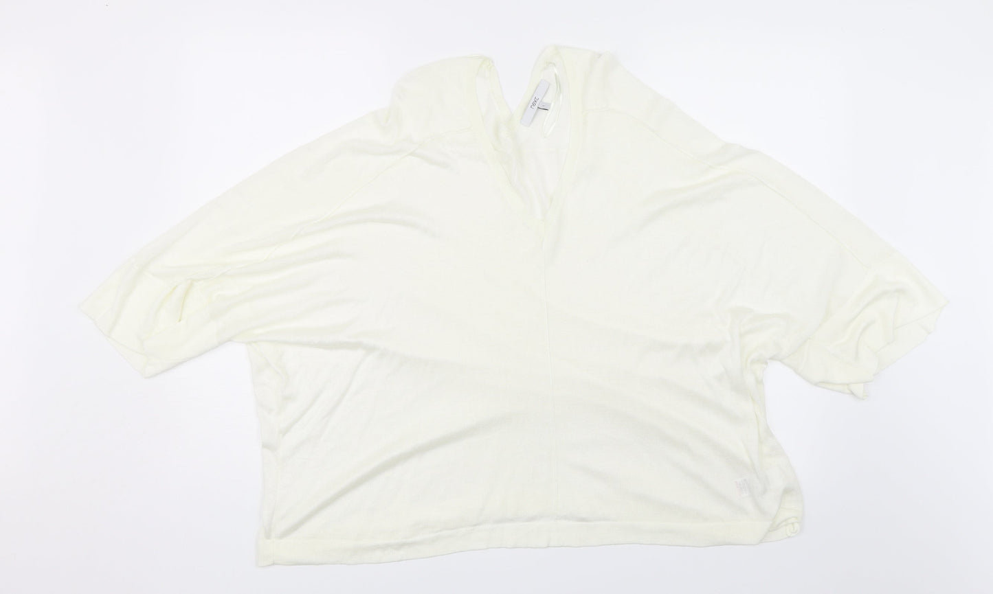 NEXT Womens Ivory   Pullover Jumper Size L