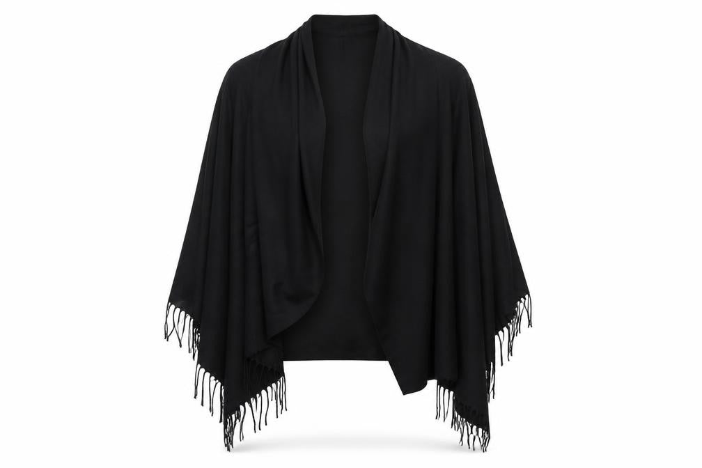 Preworn Womens Black   Wrap Jumper One Size