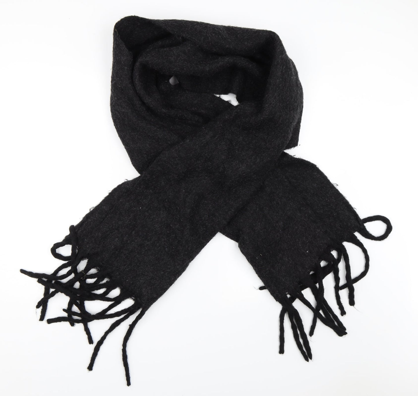 Preworn Womens Black    Scarf