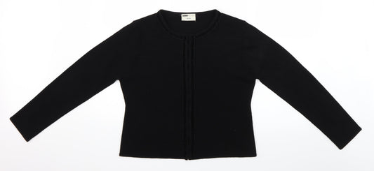 Sara Woman Womens Black   Cardigan Jumper Size 16