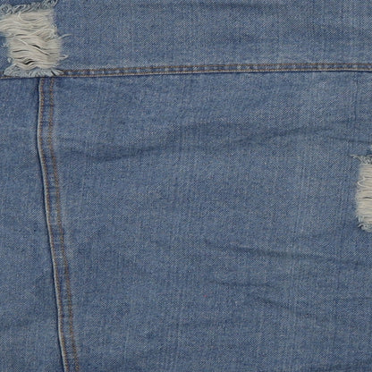 Eight Womens Blue  Denim Kimono Jacket Size S