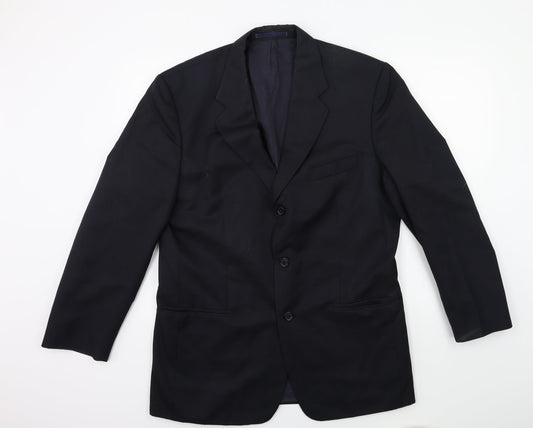 Dewhirst Mens Blue   Jacket Suit Jacket Size 42