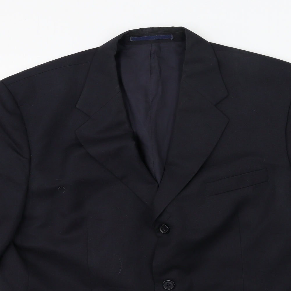 Dewhirst Mens Blue   Jacket Suit Jacket Size 42