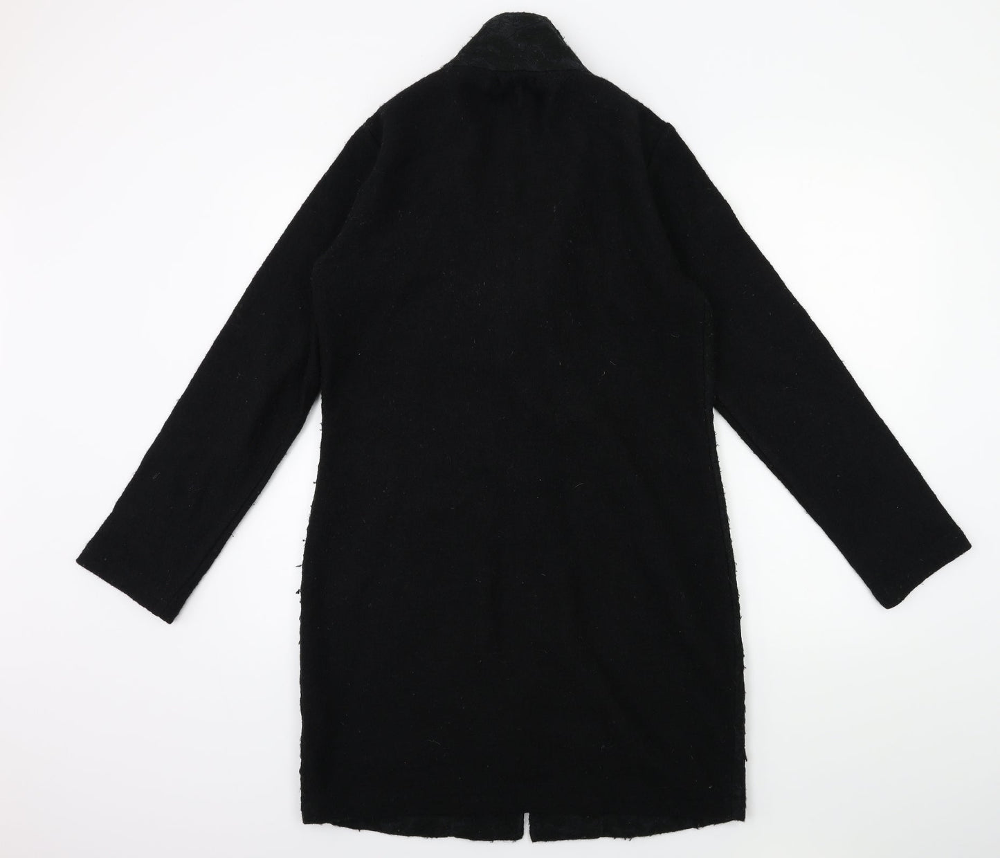 Clements Ribeiro Womens Black   Overcoat Coat Size S