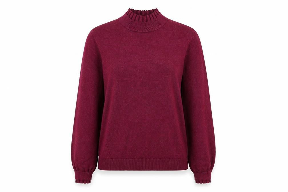 Nutmeg Womens Purple  Knit Pullover Jumper Size 12