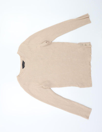 Dorothy Perkins Womens Pink  Knit Pullover Jumper Size 8
