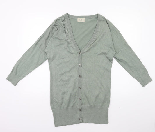 shere female Womens Green  Knit Cardigan Jumper Size S