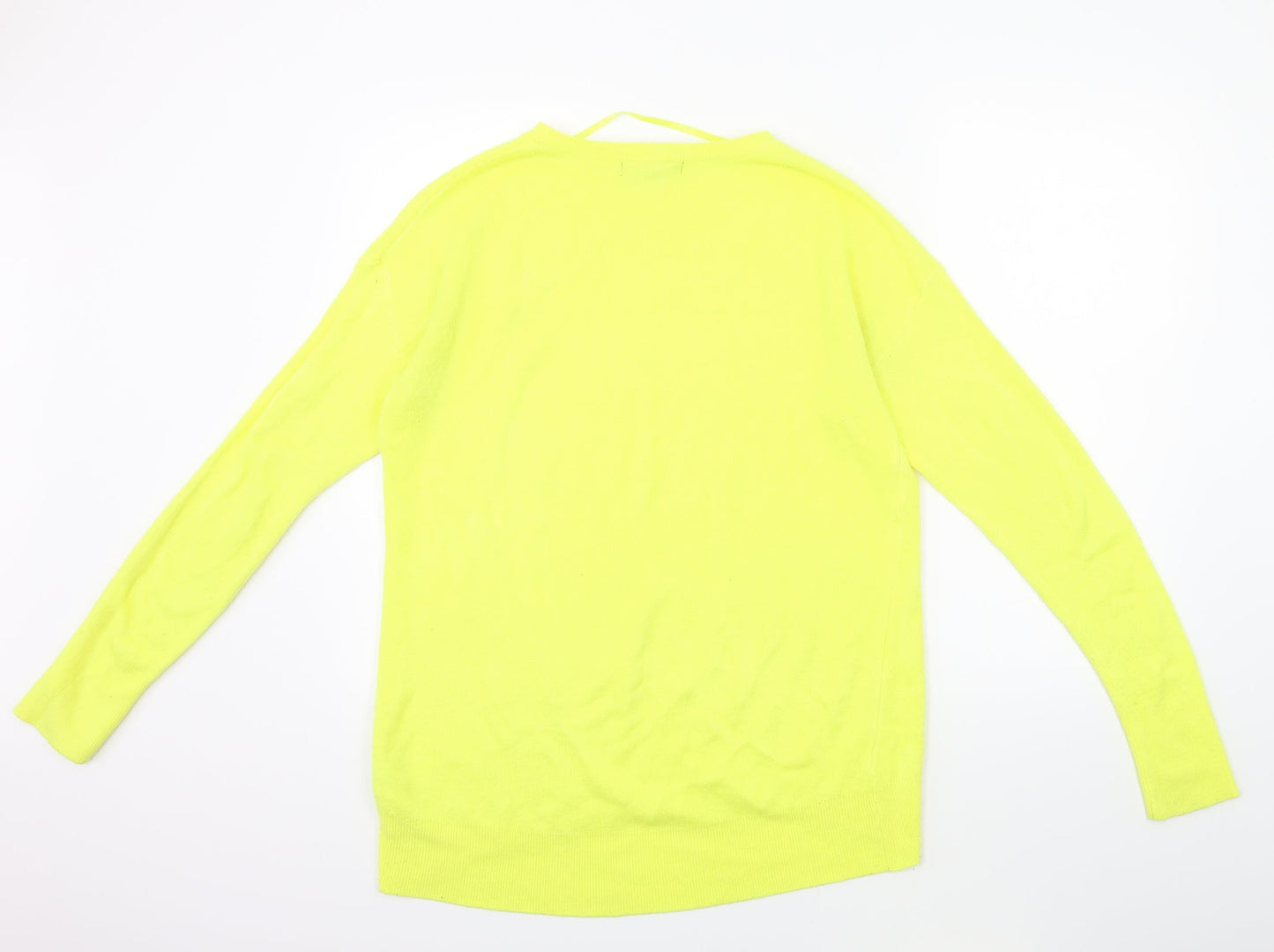 Primark Womens Yellow  Knit Pullover Jumper Size 10