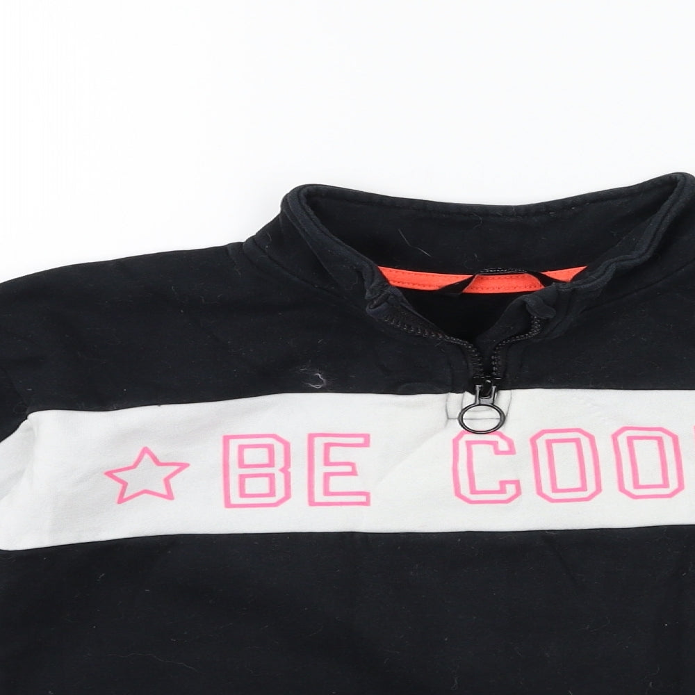 George Girls Black   Pullover Sweatshirt Size 9 Years