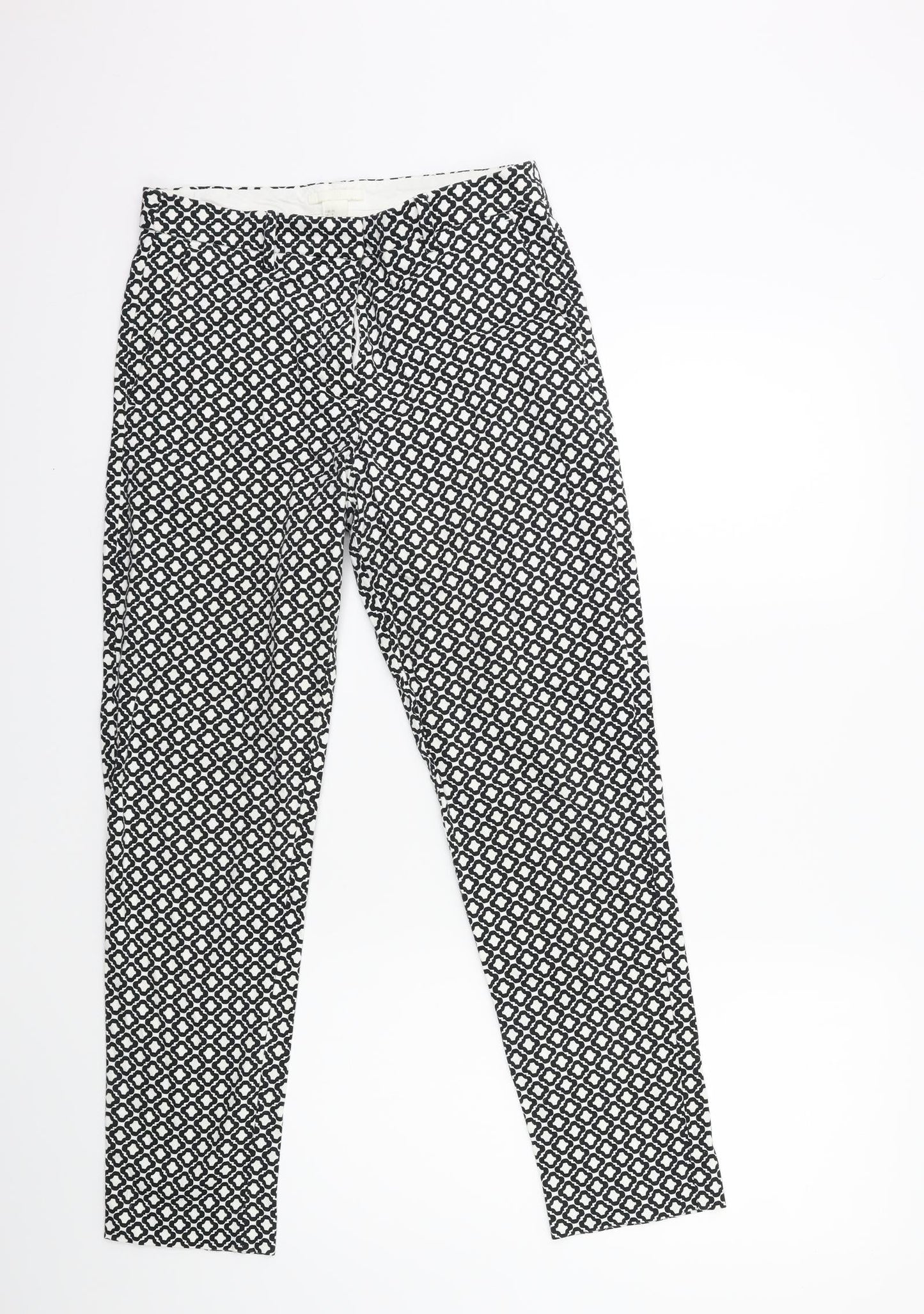 H&M Womens Blue   Trousers  Size 8 L27 in
