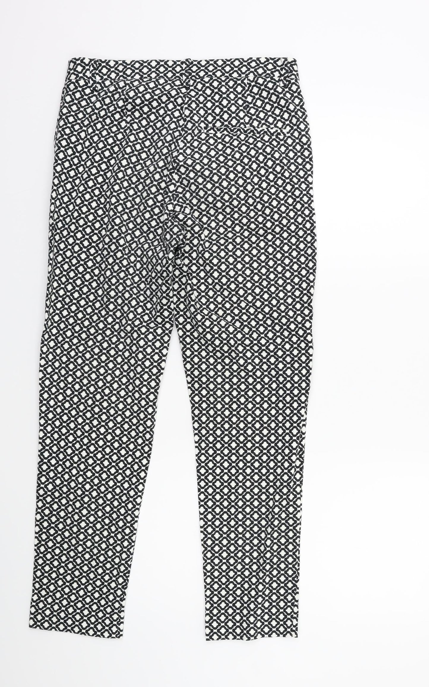 H&M Womens Blue   Trousers  Size 8 L27 in