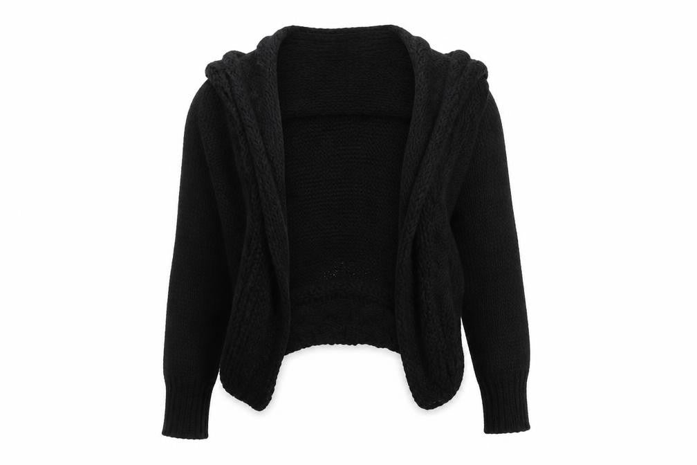 Italy Moda Womens Black   Cardigan Jumper One Size