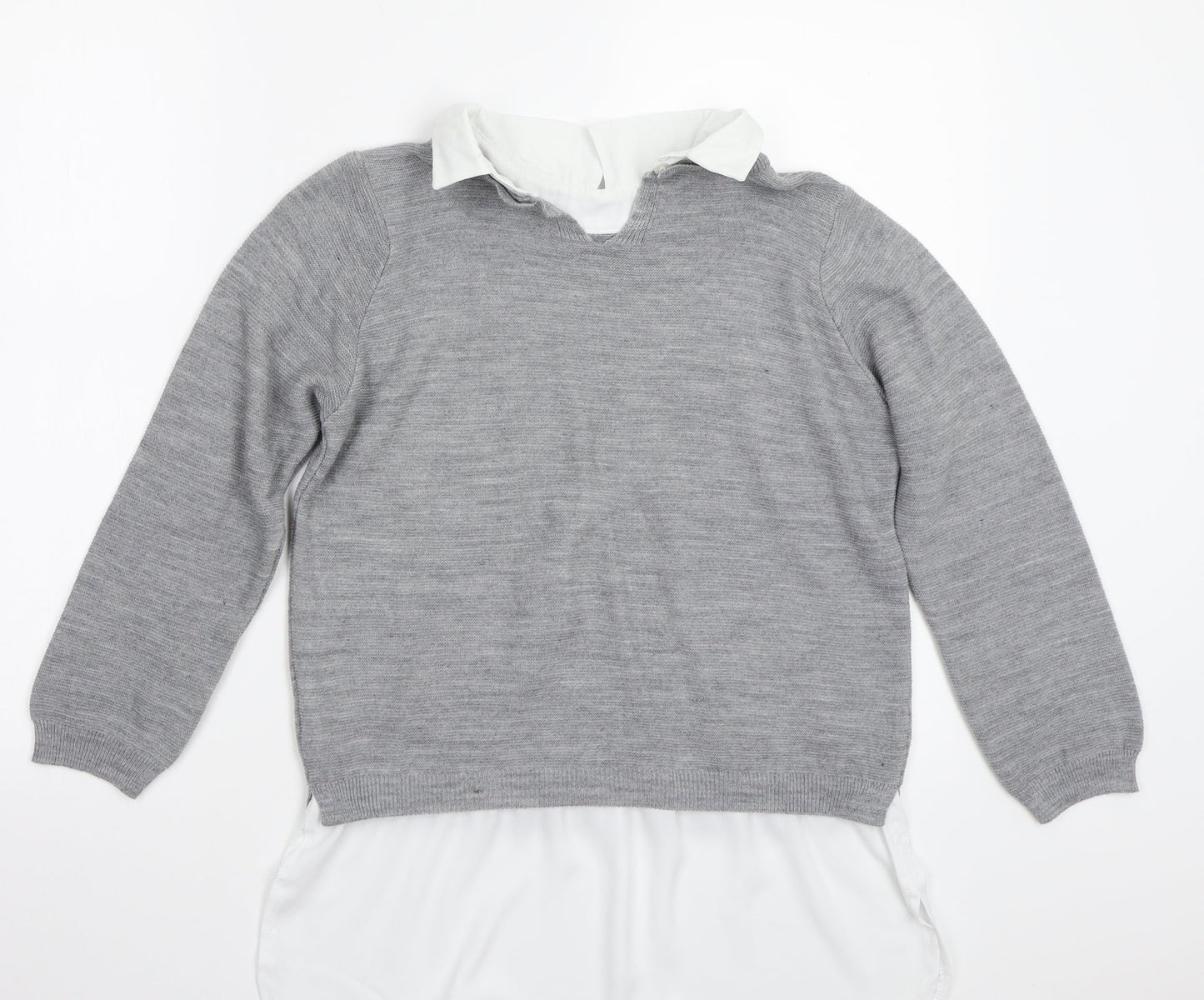 Select Womens Grey   Pullover Jumper Size 12