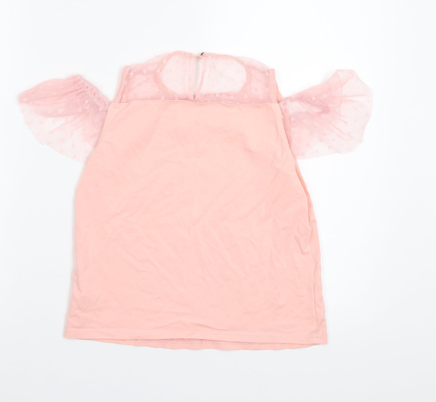 SheIn Girls Pink   Basic T-Shirt Size 10 Years