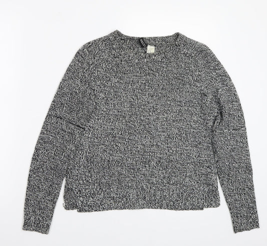 H&M Womens Grey   Pullover Jumper Size XS